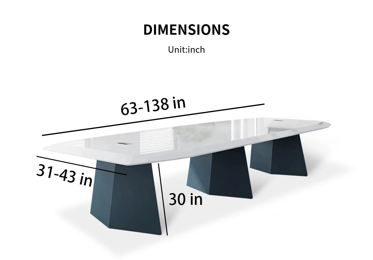 Customizable Luxury Durable Large Meeting Table — Detail image 6