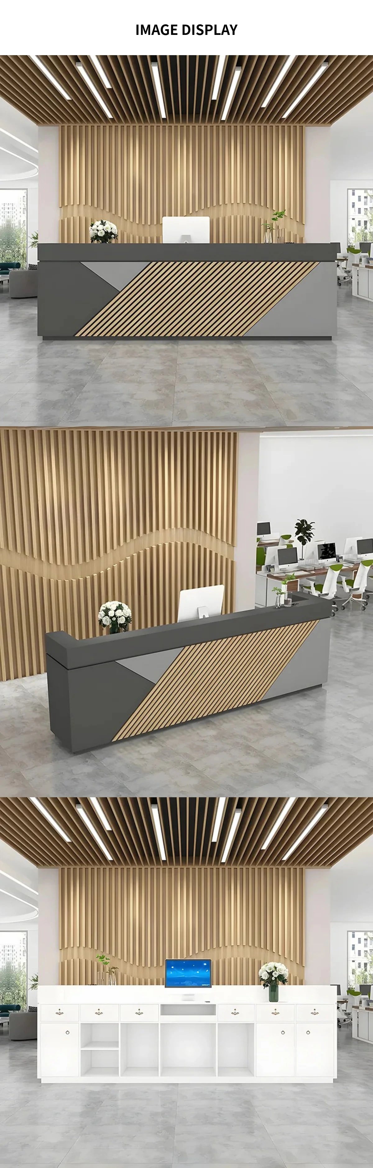 Retail Reception Desk 31-142 in Wide for Retail — Detail image 6