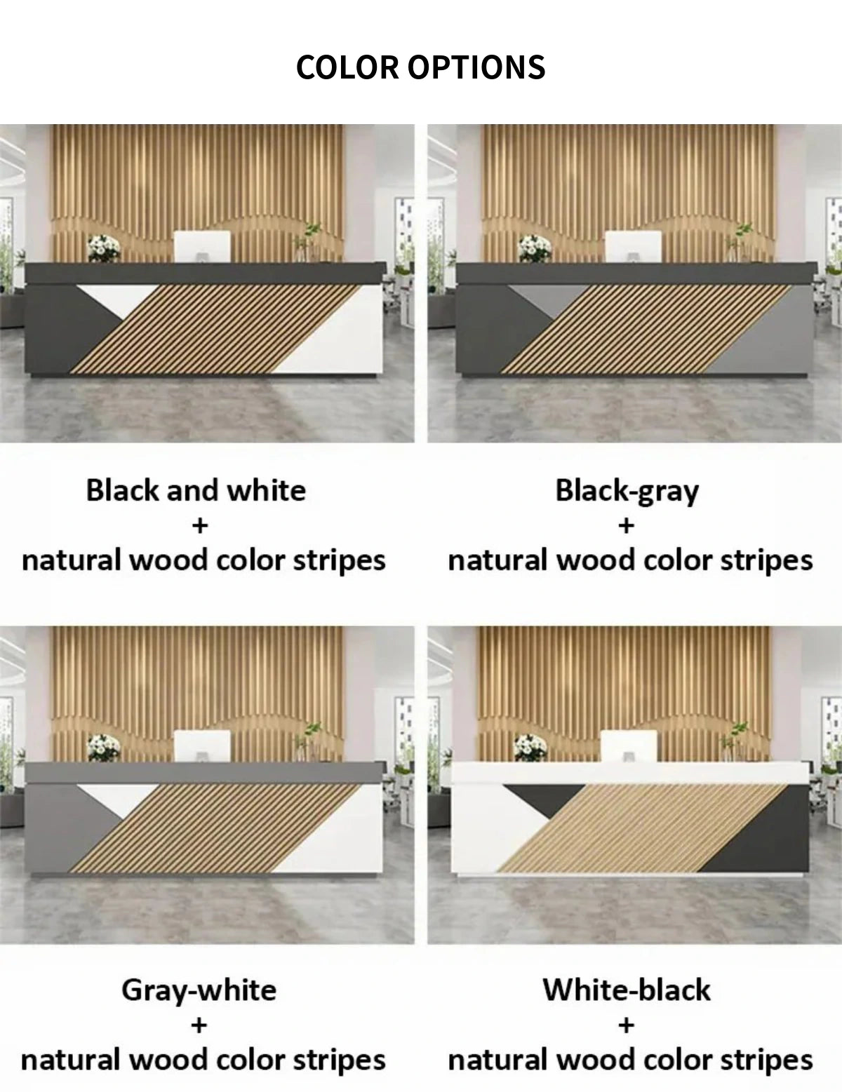 Retail Reception Desk 31-142 in Wide for Retail — Detail image 7