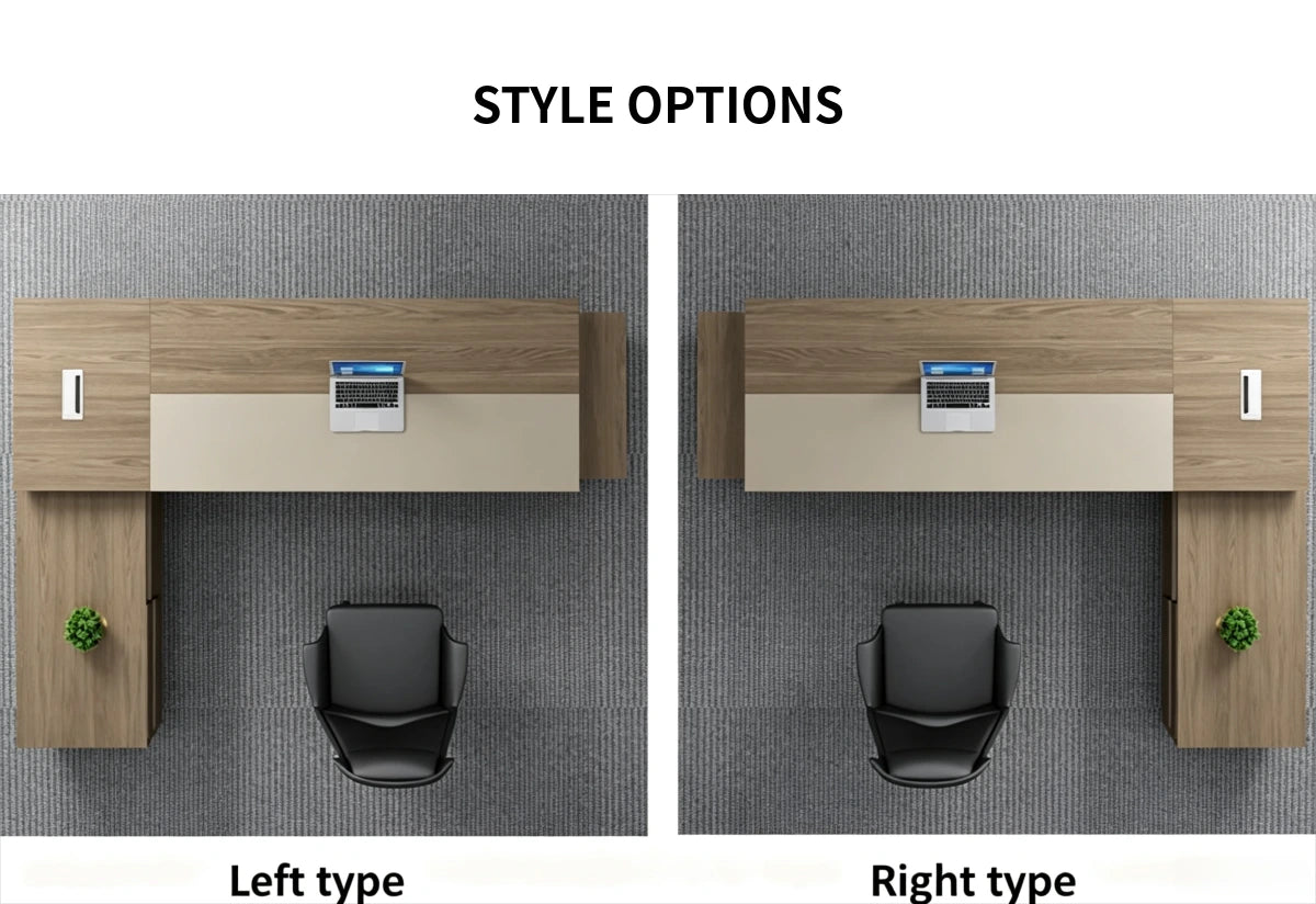 Modern Executive Desk 71-118 in Wide with Side Storage & Lumbar Support for Home Office — Detail image 7