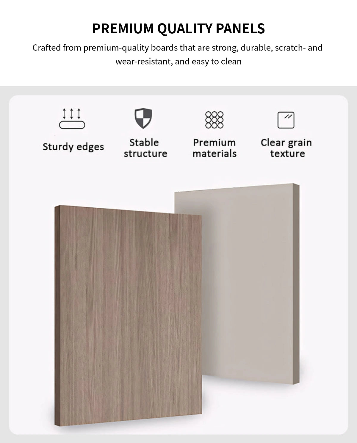 Modern Executive Desk with Side Storage, Curved & Cable Management for Home Office — Detail image 2