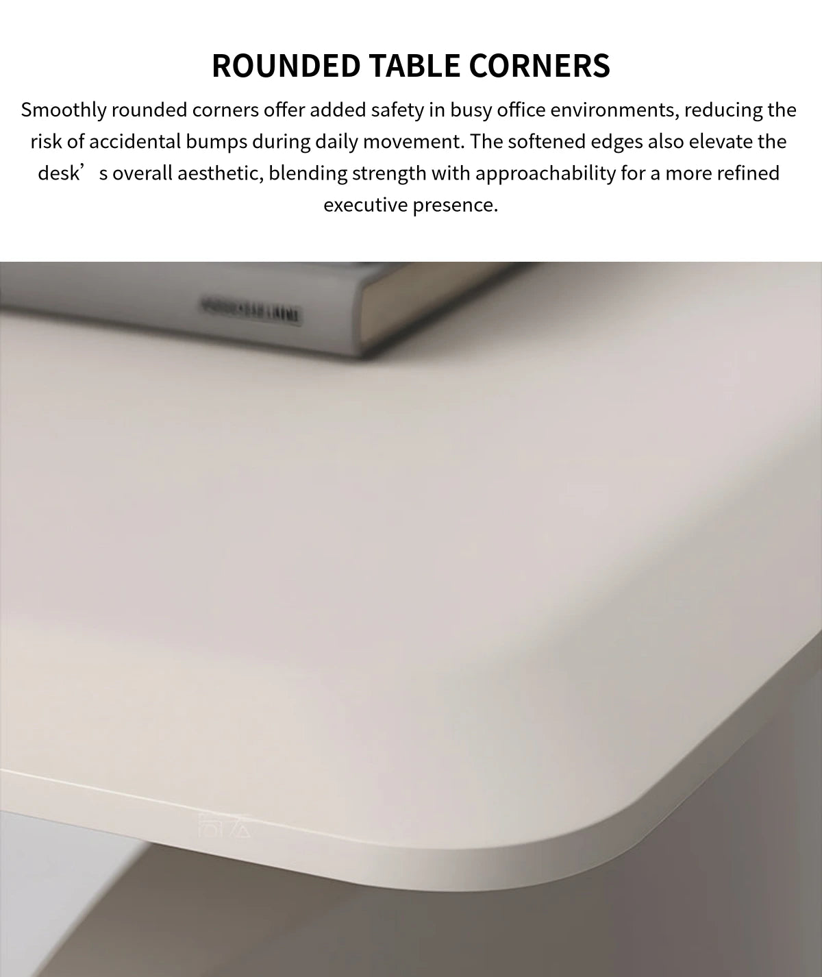 Executive Desk 71-94 in Wide with Wireless Charging, Cable Management & Side Storage — Detail image 4