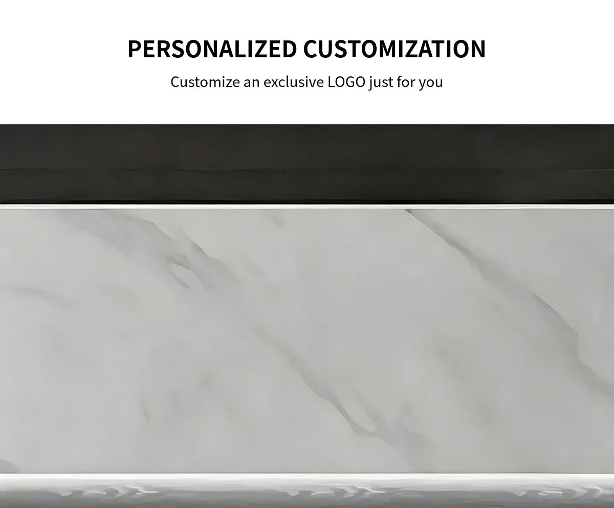 Modern Reception Desk 63-118 in Wide for Office Lobby — Detail image 3