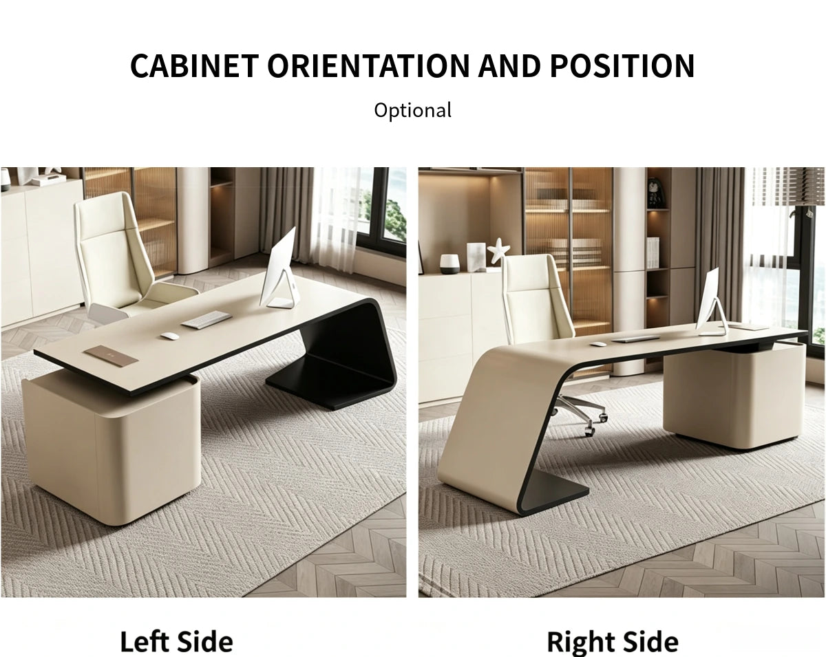 Modern Conference Table 59-91 in Wide (4.9-7.6 ft) with Built-In Outlets & Lumbar Support — Detail image 2