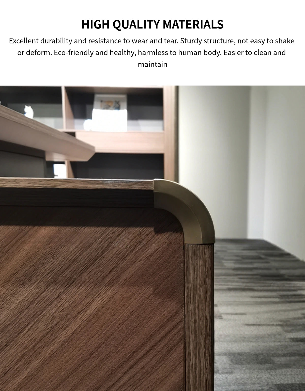 Customizable Luxury Durable Professional Executive Desk — Detail image 3