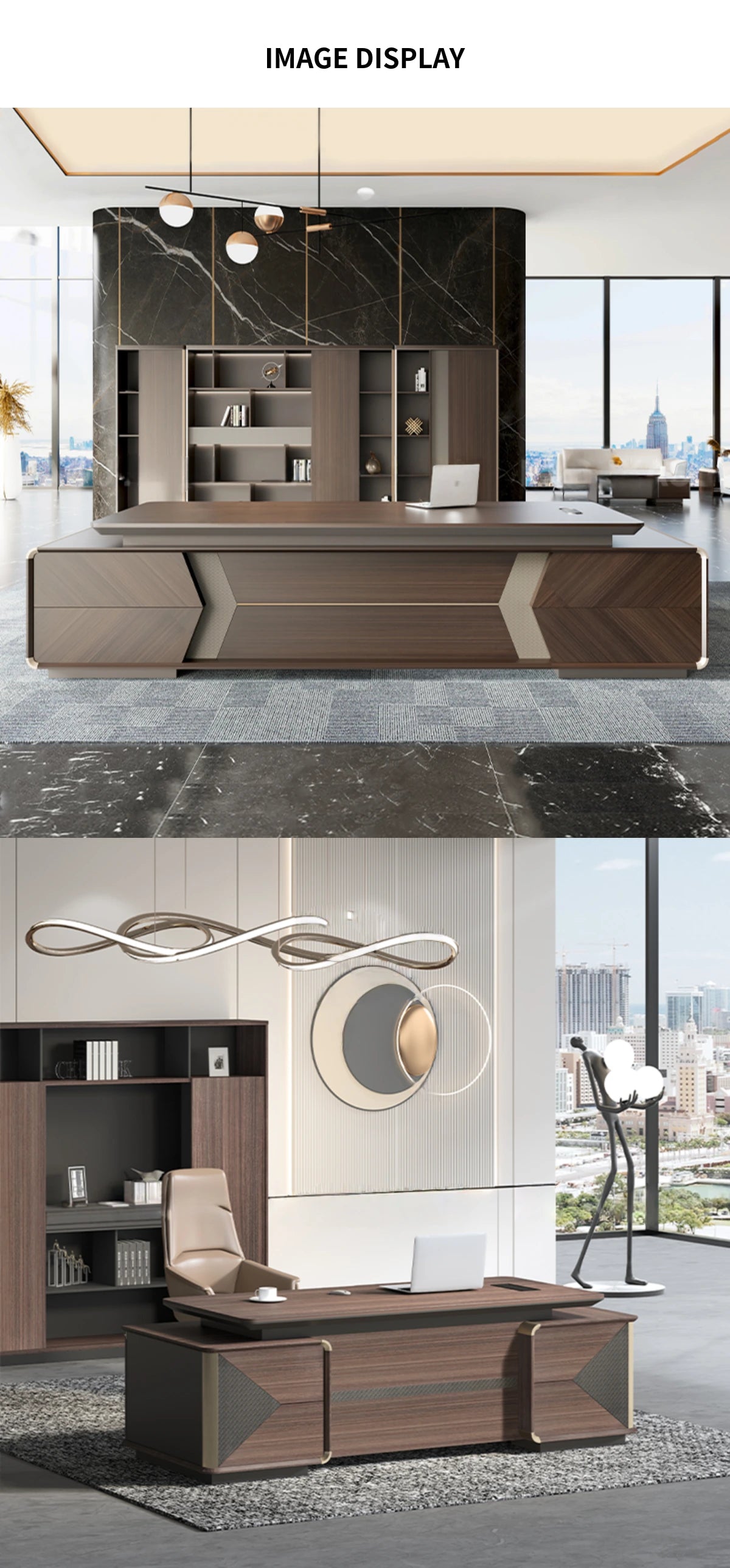 Customizable Luxury Durable Professional Executive Desk — Detail image 8