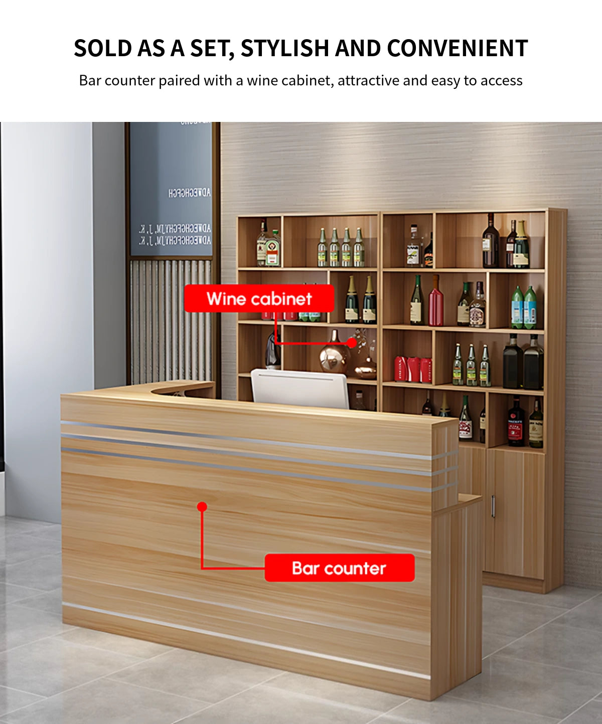 Retail Reception Desk 63-118 in Wide for Retail — Detail image 6