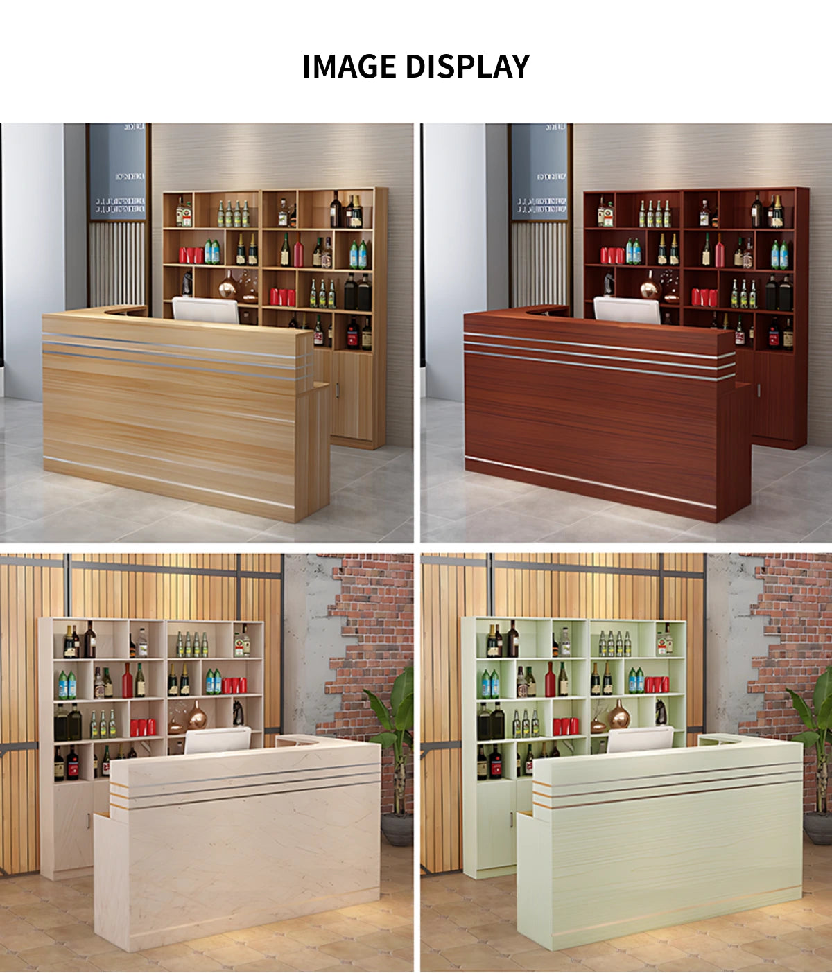Retail Reception Desk 63-118 in Wide for Retail — Detail image 8