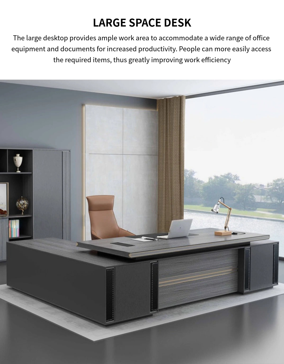 Customizable Luxury Durable Premium Executive Desk — Detail image 2