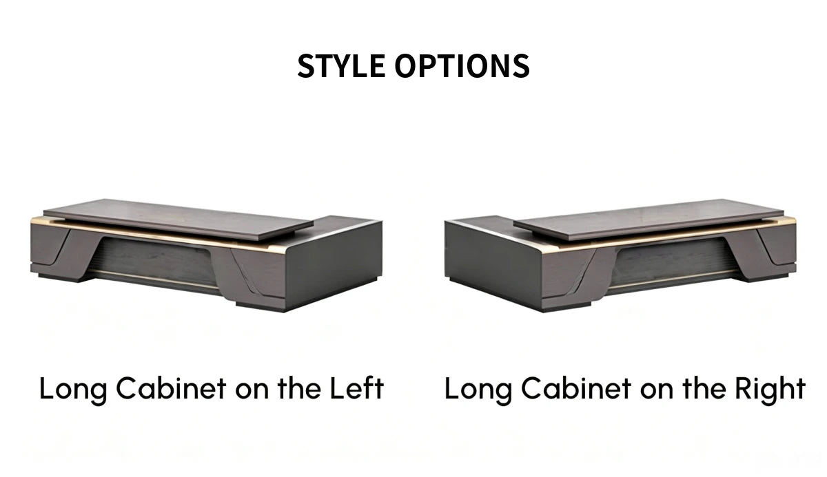 Modern Executive Desk 31-126 in Wide with Curved & Lumbar Support for Home Office — Detail image 12