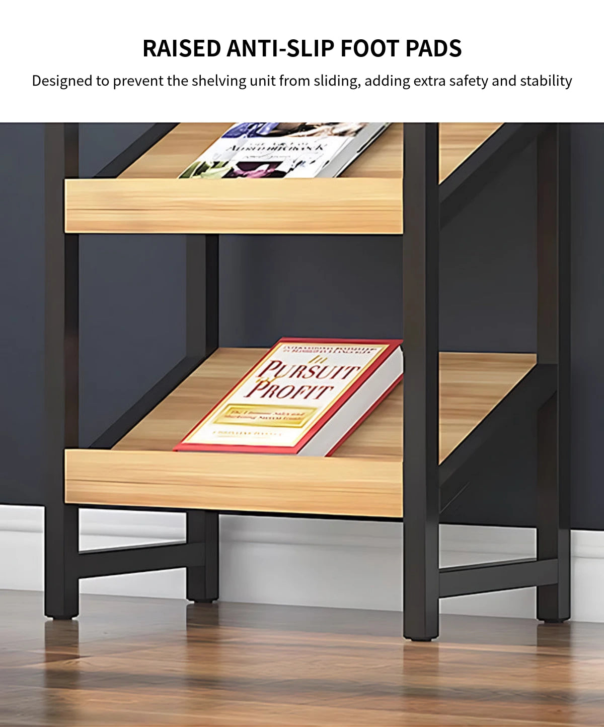 Bookcase Storage Cabinet 71 in Tall for Home Office — Detail image 5