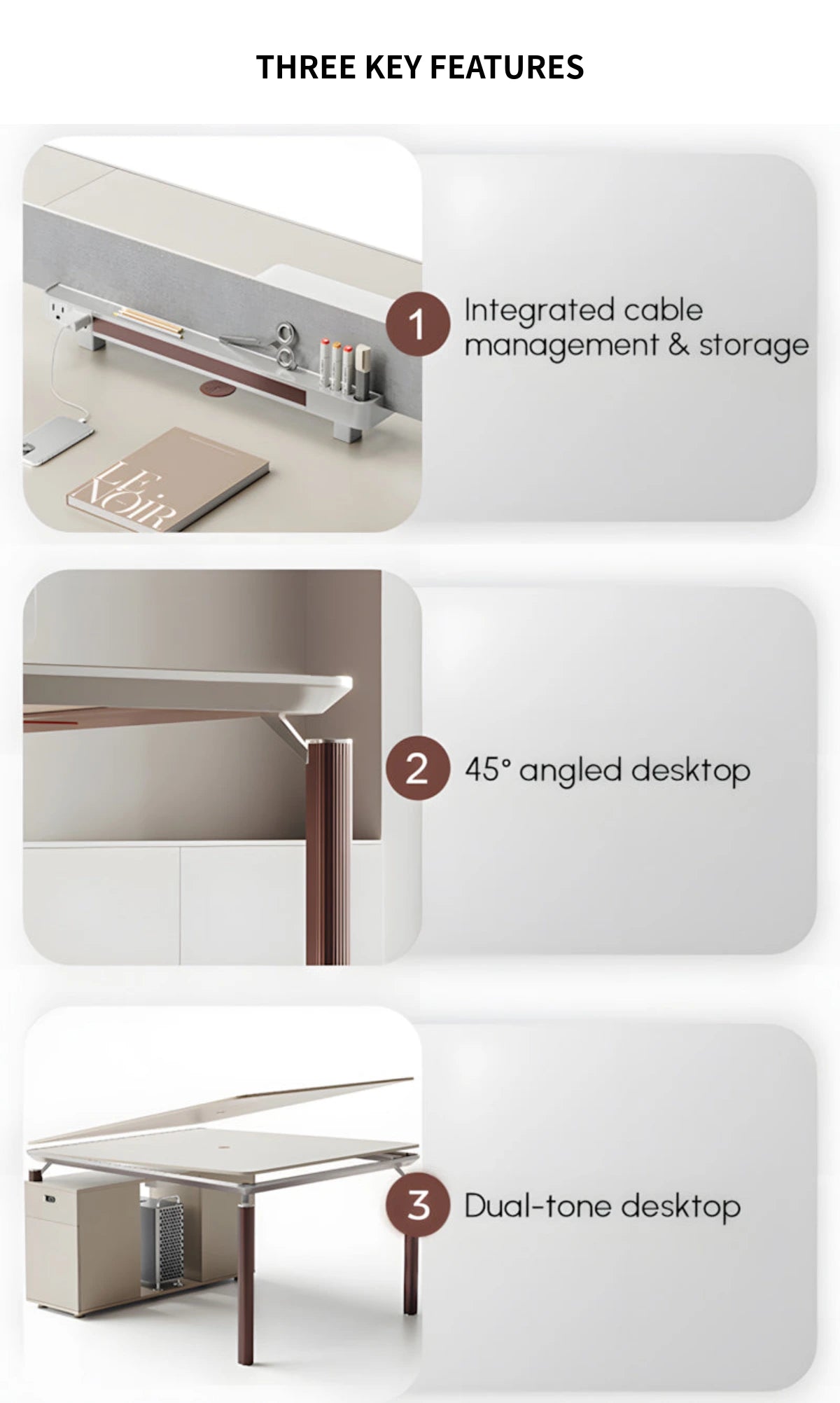Display Storage Cabinet 30 in Tall with Lockable, Lumbar Support & Modular for Home Office — Detail image 3
