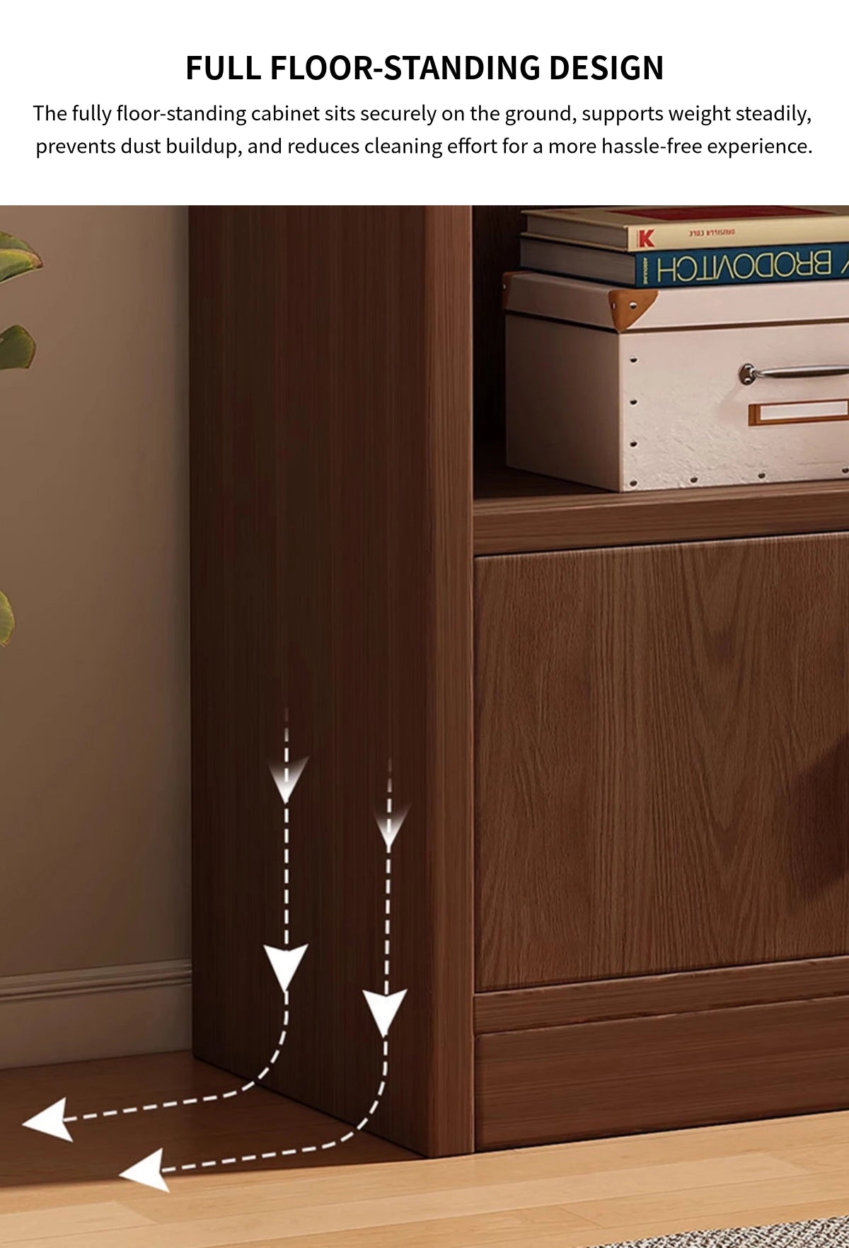 File Cabinet 71-79 in Tall with Solid Wood for Office — Detail image 6