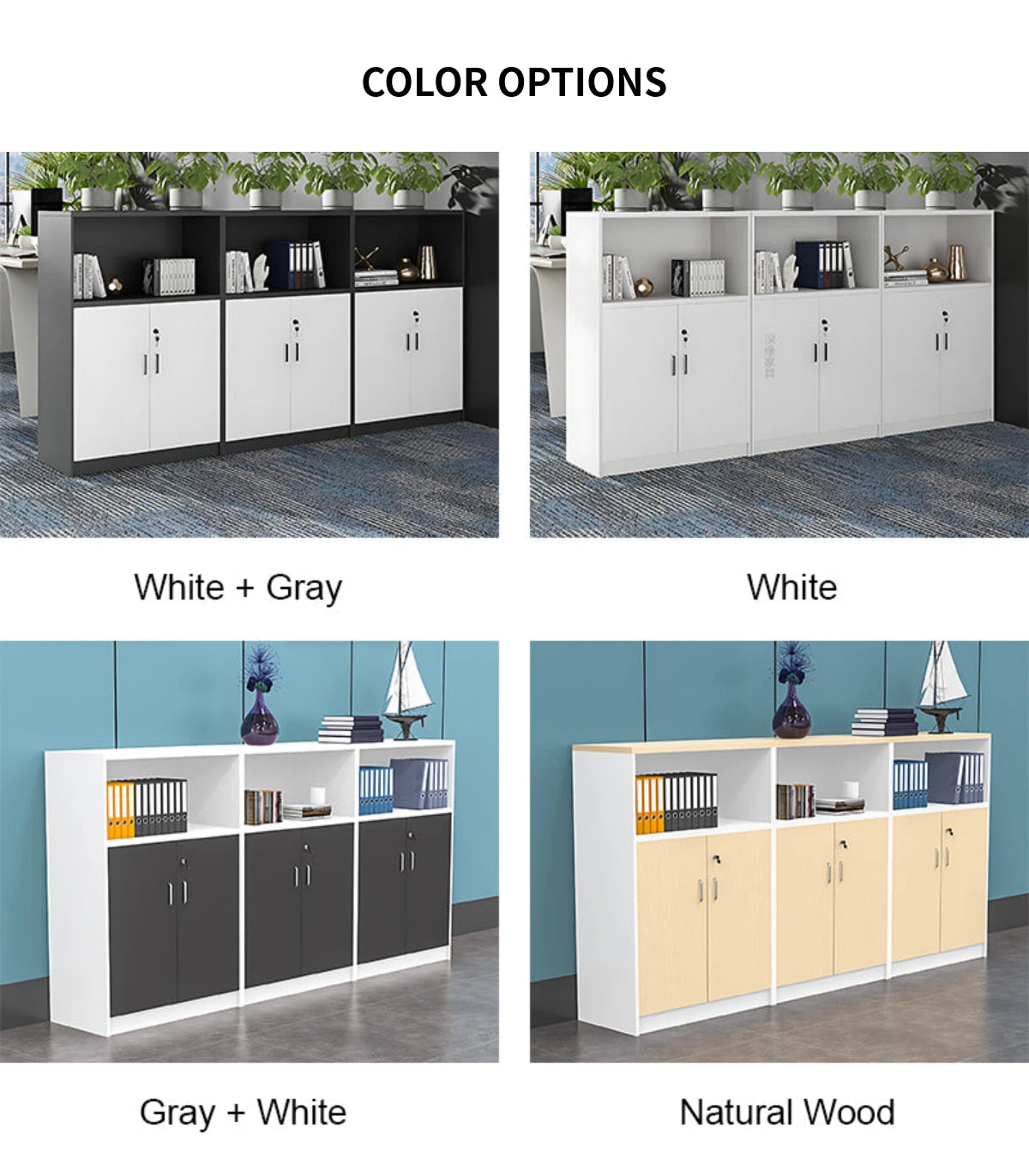 File Cabinet 47 in Tall with Lockable for Office — Detail image 9