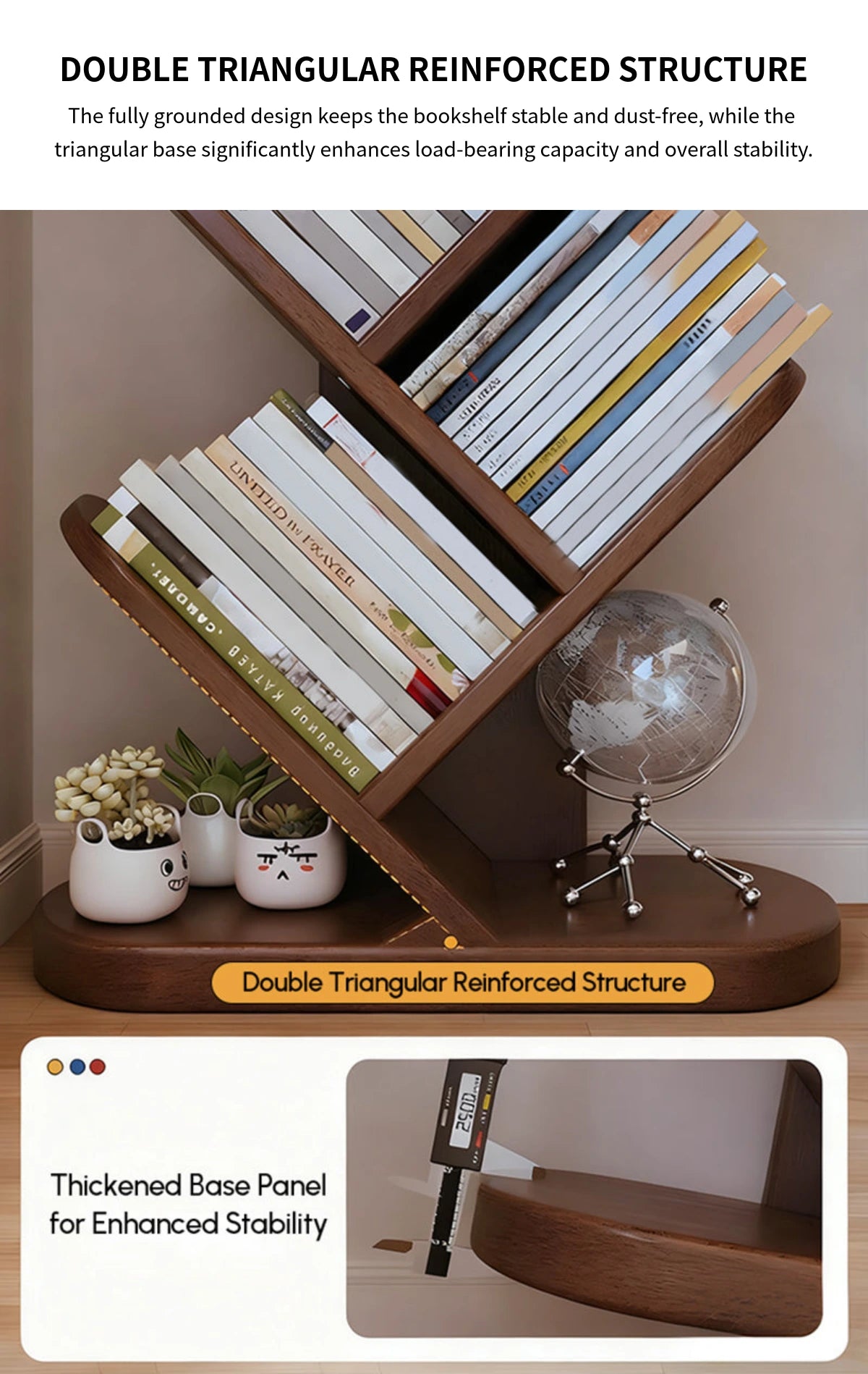 File Cabinet 35-60 in Tall with Solid Wood & Curved for Office — Detail image 7