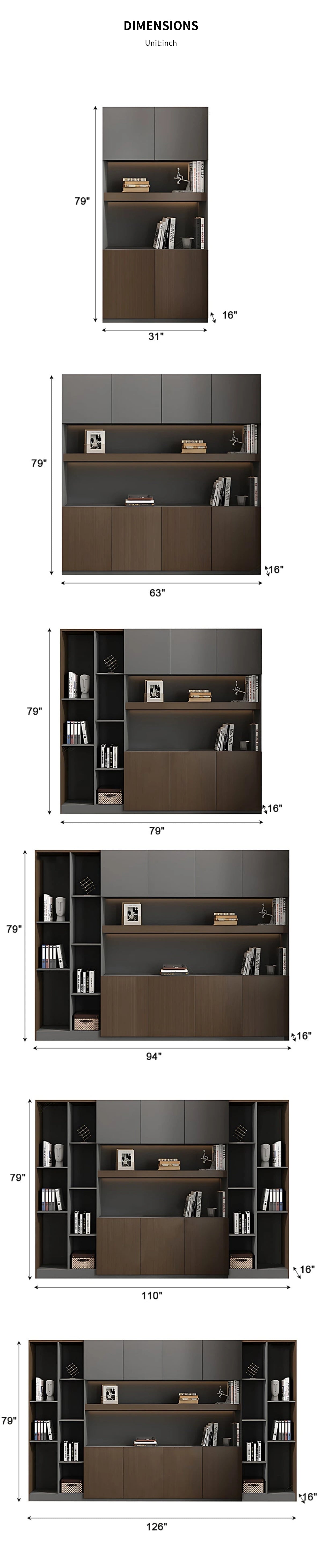 File Cabinet 79 in Tall for Office — Detail image 11