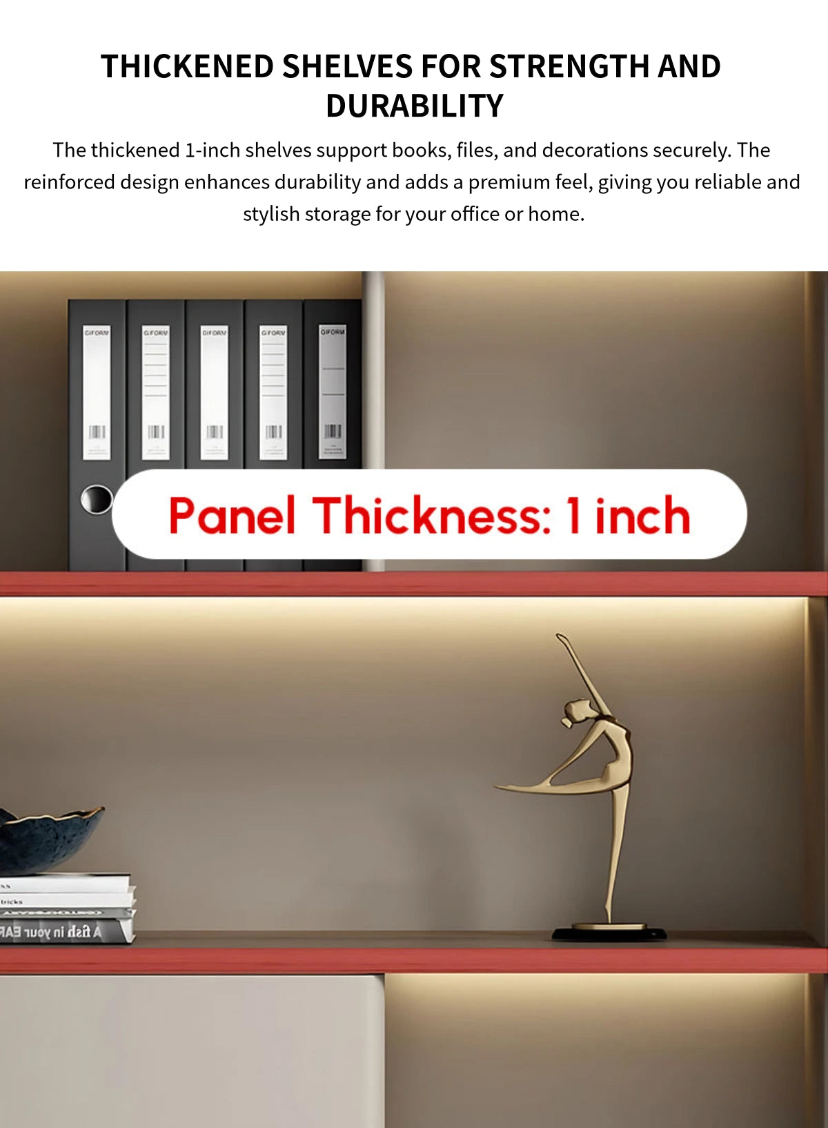 File Cabinet 79 in Tall with File Drawers for Office — Detail image 4
