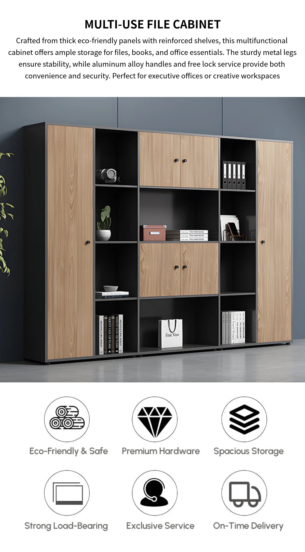 File Cabinet 79 in Tall for Office — Detail image 1