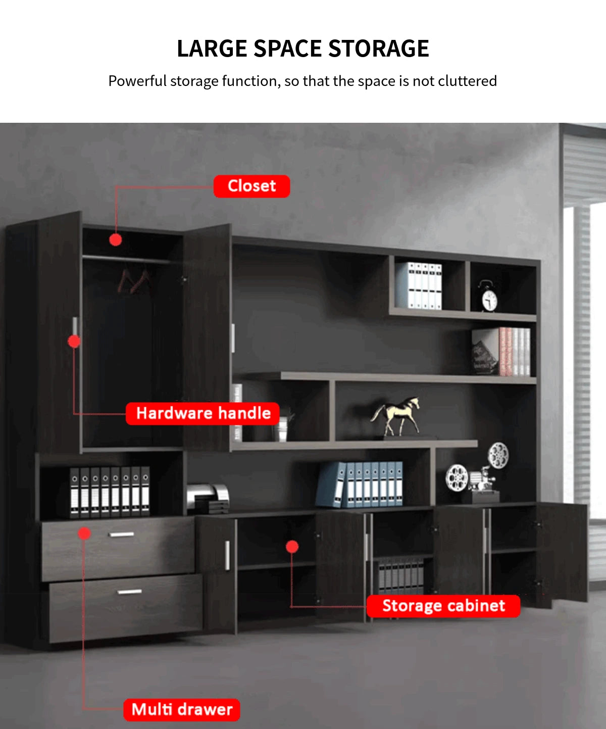 File Cabinet 79 in Tall for Office — Detail image 4