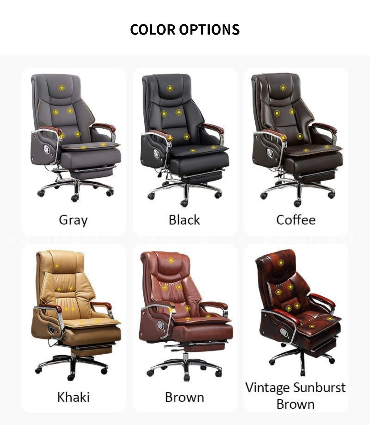 Mesh Ergonomic Office Chair 20 in Wide with Lumbar Support, Height-Adjustable & Solid Wood — Detail image 12