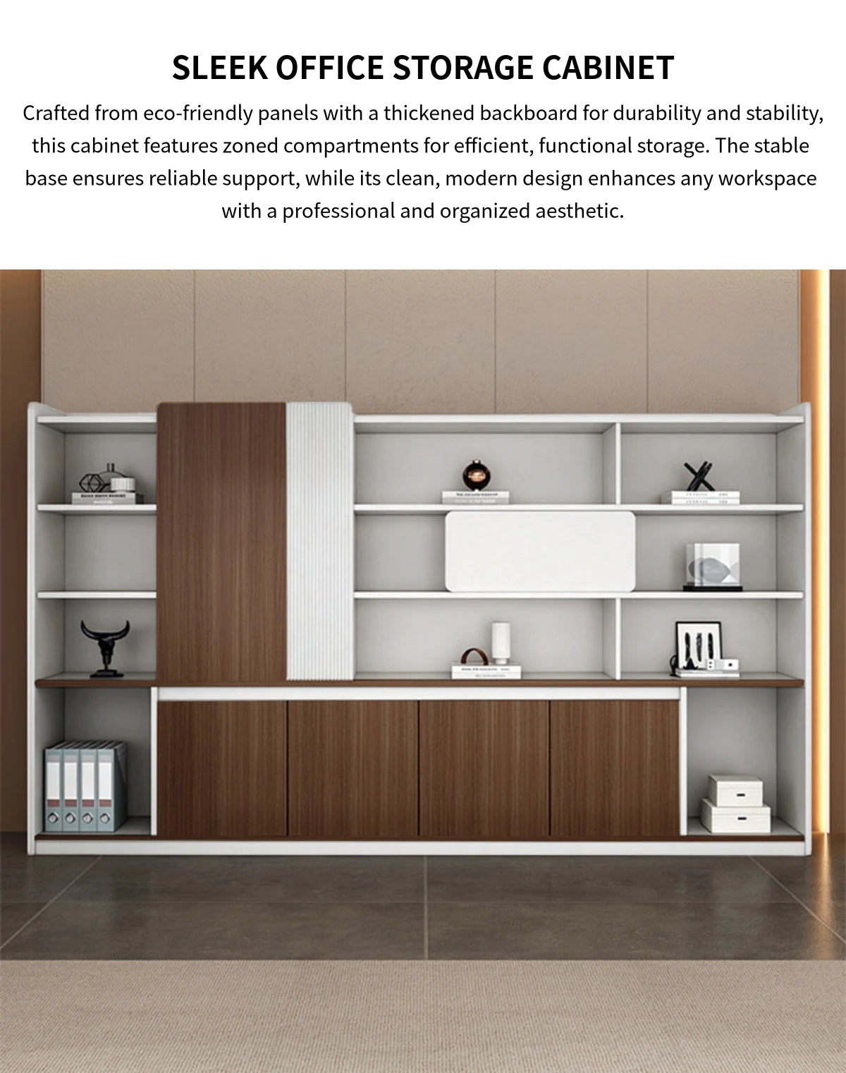 File Cabinet 79 in Tall with Soft-Close for Office — Detail image 1