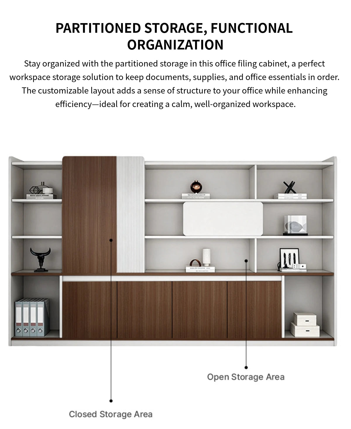 File Cabinet 79 in Tall with Soft-Close for Office — Detail image 4
