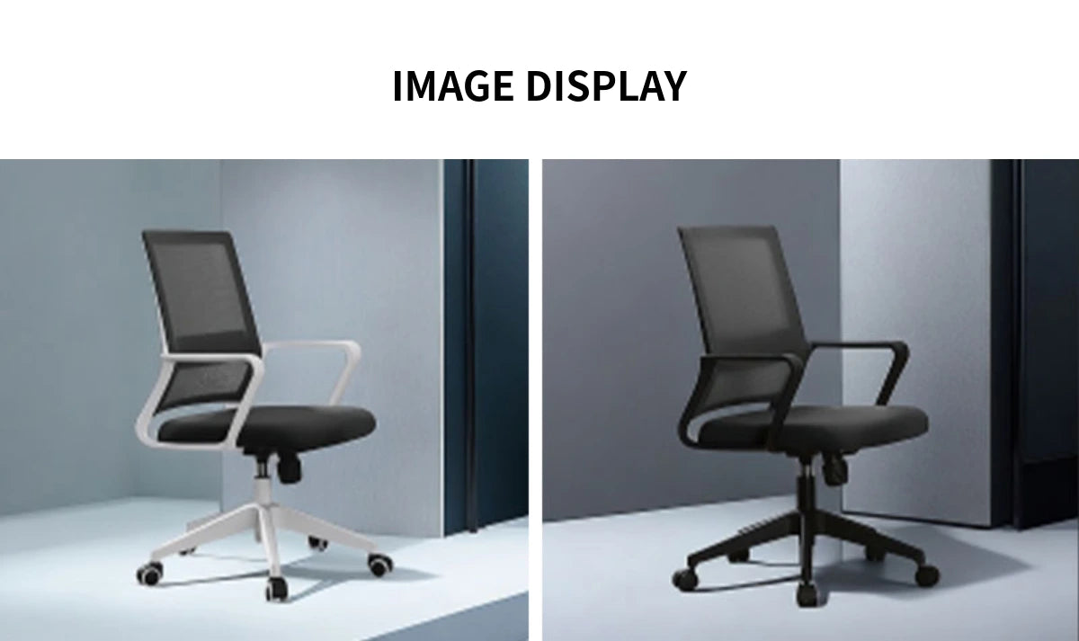 Mesh Ergonomic Office Chair 19 in Wide with Breathable Mesh, Lumbar Support & Portable — Detail image 8