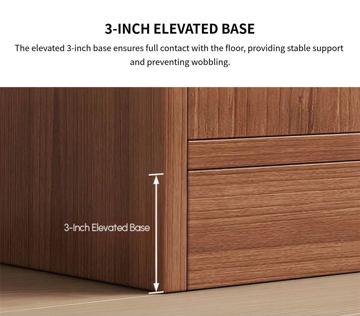 File Cabinet 72 in Tall with Curved & Solid Wood for Office — Detail image 11