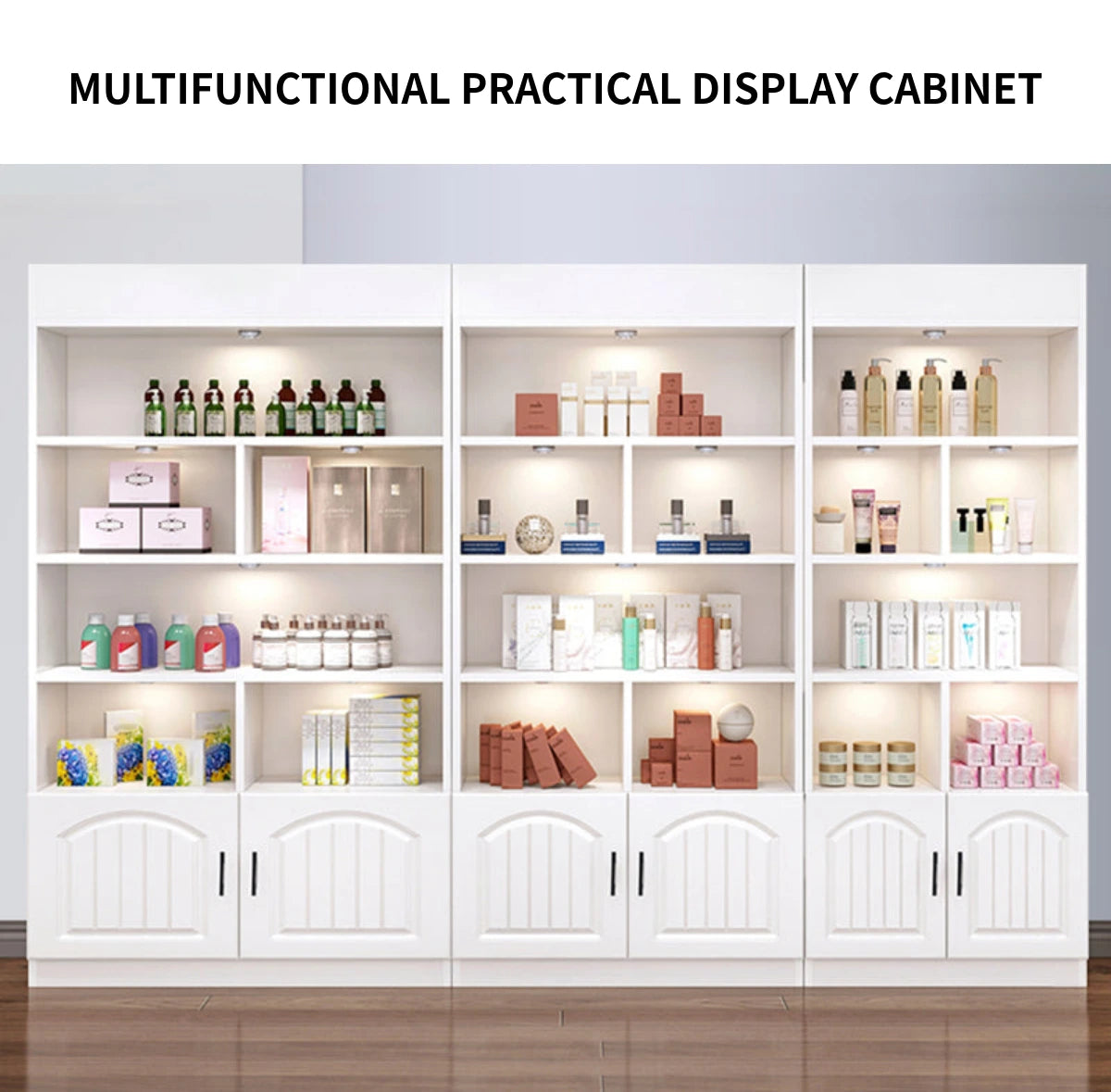File Cabinet 79 in Tall with LED Lighting for Office — Detail image 1