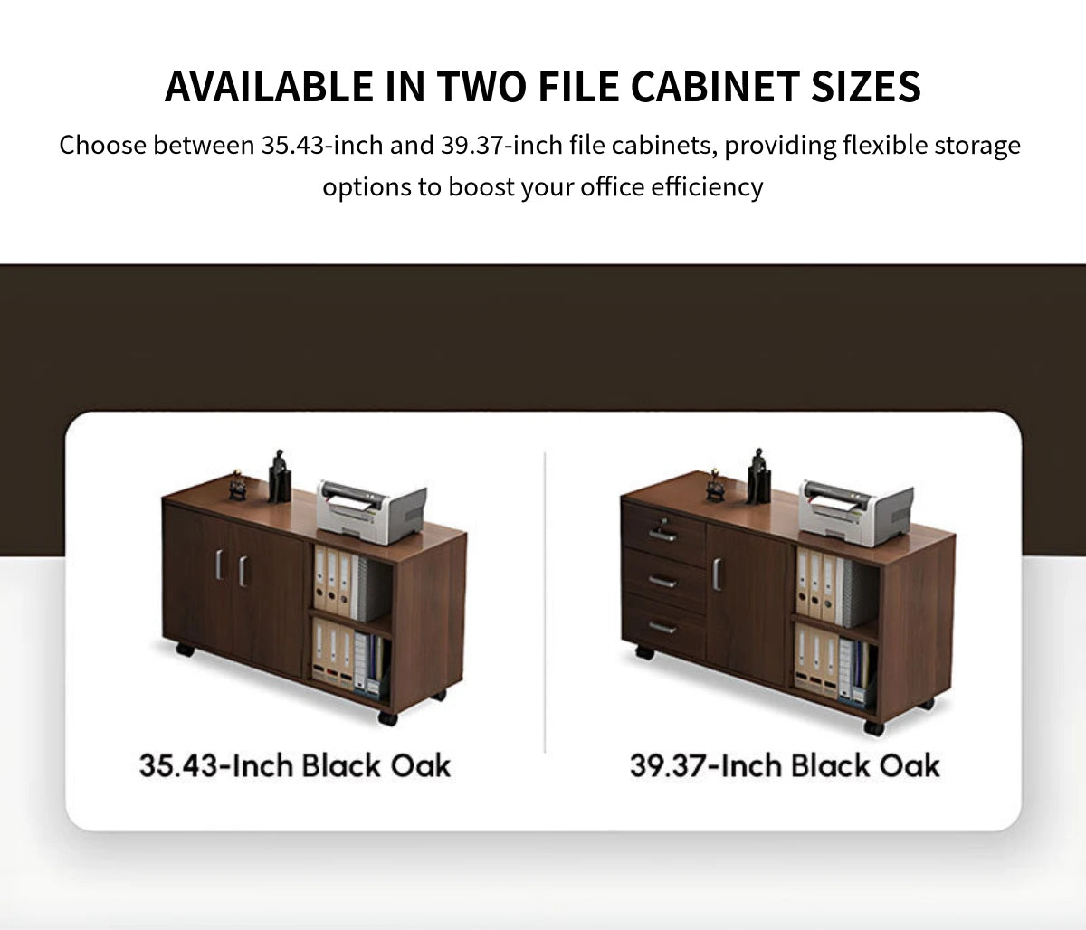 L-Shaped Office Desk with Cable Management, Lockable & Lumbar Support for Home Office — Detail image 10