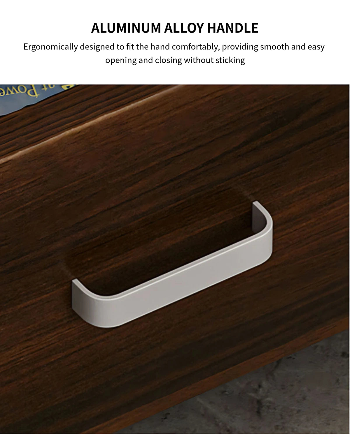 L-Shaped Office Desk with Cable Management, Lockable & Lumbar Support for Home Office — Detail image 11