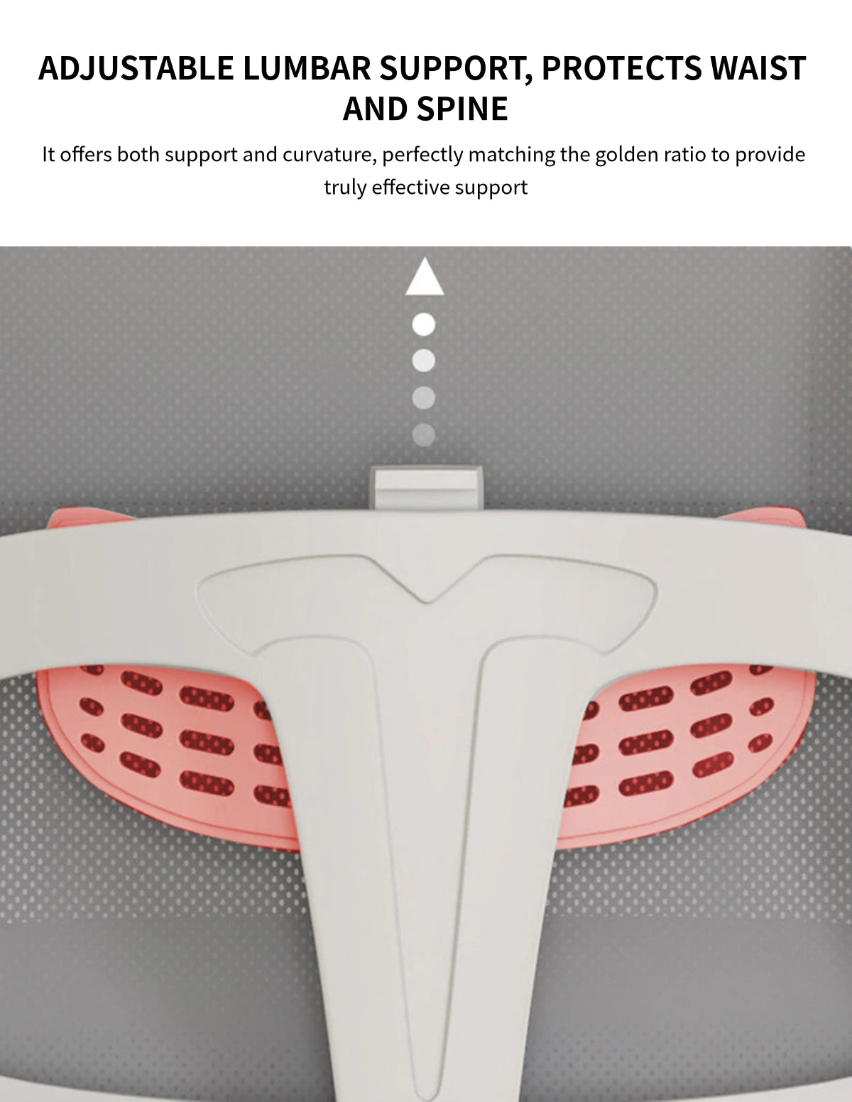 Mesh Ergonomic Office Chair with Lumbar Support, Swivel & Breathable Mesh for Home Office — Detail image 6