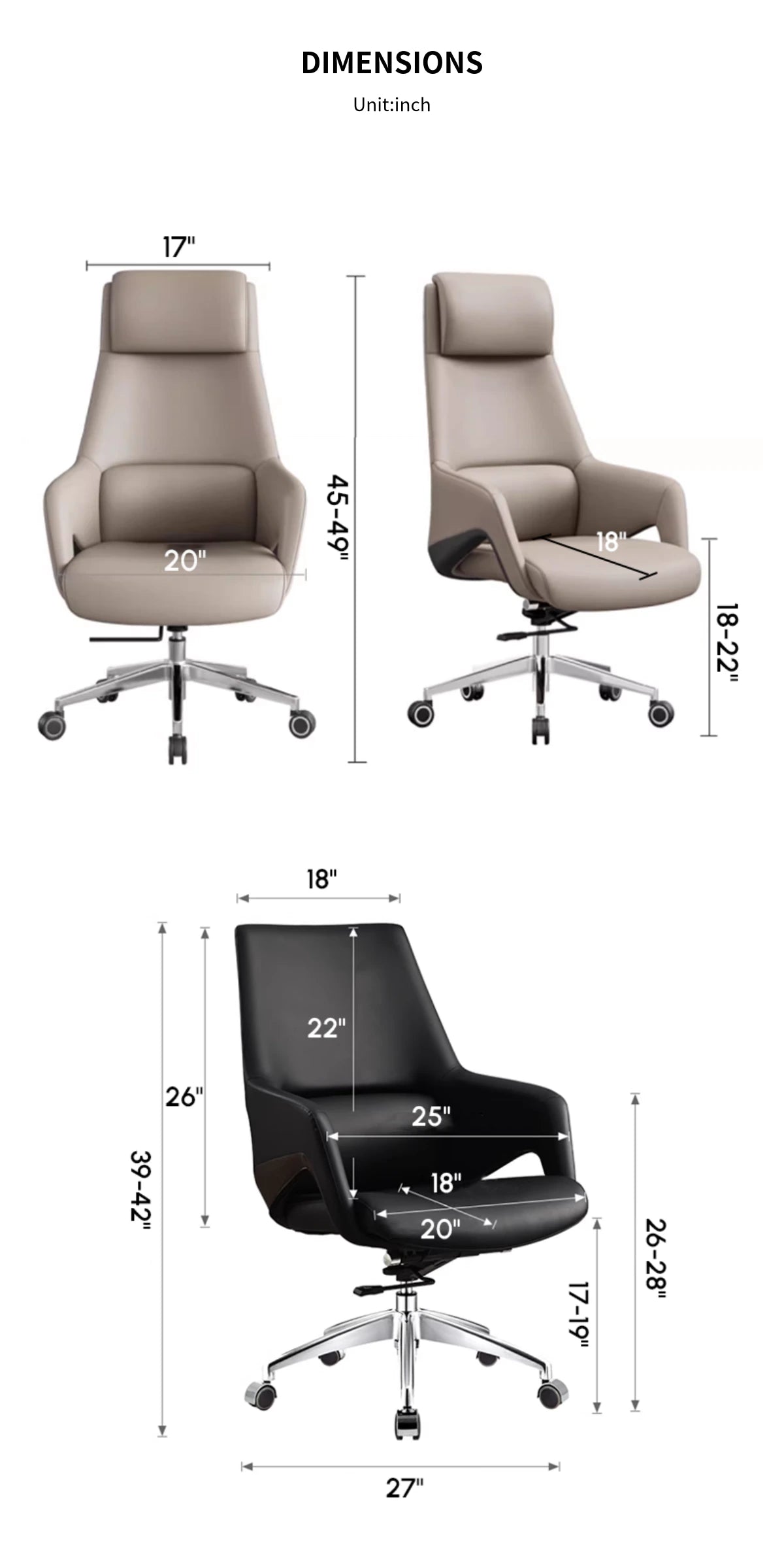 Mesh Ergonomic Office Chair with Breathable Mesh, Curved & Lumbar Support — Detail image 15