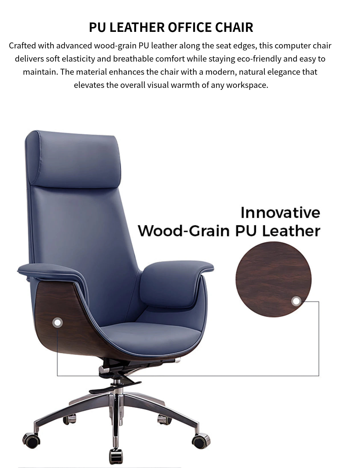 Executive Ergonomic Office Chair — Detail image 5