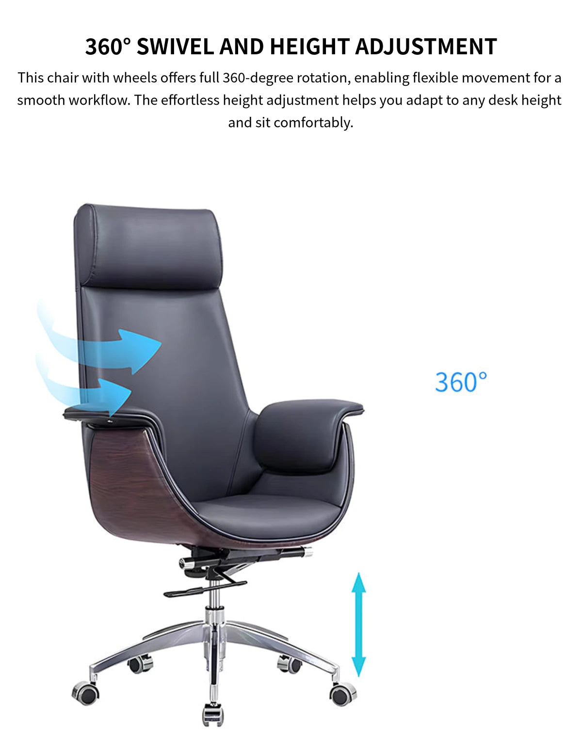 Executive Ergonomic Office Chair — Detail image 8