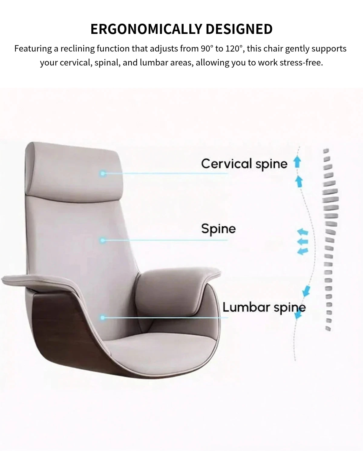 Executive Office Chair, Reclining — Detail image 3