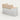 Retail Reception Desk 39-63 in Wide with Keyboard Tray, File Drawers & Transaction Counter - 63" L x 24" W x 38" H / Maple / Inside View - Right Side Higher