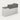 Retail Reception Desk 39-63 in Wide with Keyboard Tray, File Drawers & Transaction Counter - 39" L x 24" W x 38" H / Gray / Inside View - Left Side Higher