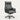 Modern Executive Desk with Curved, LED Lighting & Side Storage for Home Office - 30" L x 30" W x 49" H / Chair