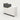 Salon Reception Desk 31-71 in Wide with Keyboard Tray, LED Lighting & Side Storage - 31" L x 18" W x 39" H / Gray + White / Higher Right Side