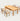 Modern Conference Table 63-71 in Wide (5.2-5.9 ft) with Solid Wood & File Drawers - 63" L x 31" W x 30" H / Natural + Chairs*4