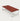 Rectangular Conference Table 47-189 in Wide (3.9-15.8 ft) with Lumbar Support - 71" L x 32" W x 29" H / Dark Red / White Table Legs