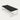 Rectangular Conference Table 47-189 in Wide (3.9-15.8 ft) with Lumbar Support - 62" L x 24" W x 29" H / Black / White Table Legs
