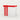 Curved Reception Desk 31-71 in Wide with Lockable, File Drawers & Fluted Front for Salon - 31" L x 24" W x 39" H / White + Red