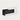 Modern Reception Desk 47-126 in Wide with Lumbar Support for Office Lobby - 118" L x 24" W x 39" H / Black / Inside View - Left Side Higher