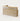 Retail Reception Desk 63-118 in Wide for Retail - 118" L x 31" W x 43" H / Light Walnut / Inside View Right Corner