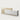Salon Reception Desk 71-118 in Wide with Dual-Tone, Keyboard Tray & Lockable for Salon - 118" L x 24" W x 39" H / Glossy Light Yellow Stone Pattern + White Stone Pattern / Inside View - Right Side Higher