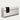 Modern Reception Desk 39-118 in Wide with Keyboard Tray & Lumbar Support for Office Lobby - 39" L x 24" W x 39" H / White Marble + Black