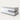 L-Shaped Reception Desk with Keyboard Tray & Lockable for Salon - 39" L × 39" W x 31" H / Gray