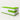 L-Shaped Reception Desk with Keyboard Tray & Lockable for Salon - 39" L × 39" W x 31" H / Green
